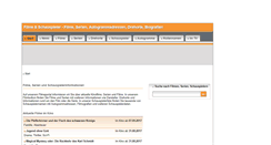 Desktop Screenshot of filme-schauspieler.de
